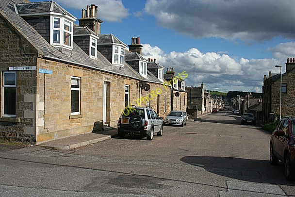 Photo 6"x4" Grant Street Burghead c2010