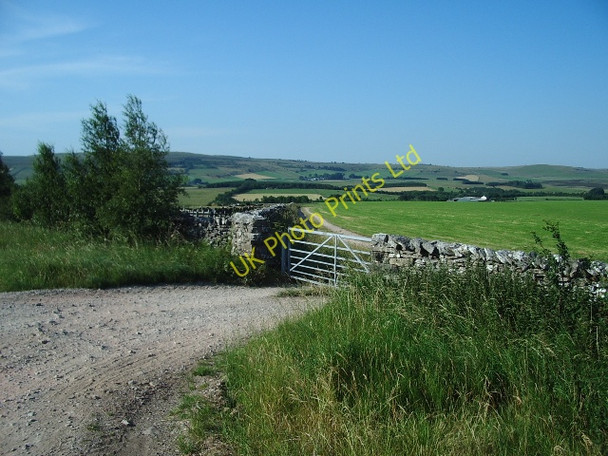Photo 6"x4" Gate and track Gaisgill c2006