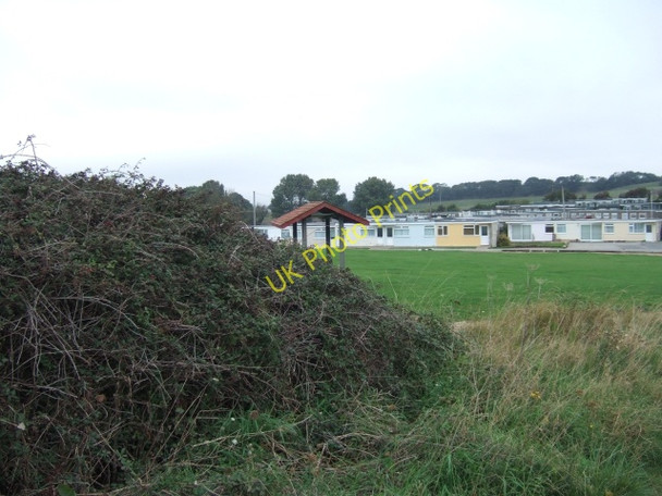 Photo 6"x4" Caravan park on Red Cliff Sandown c2010
