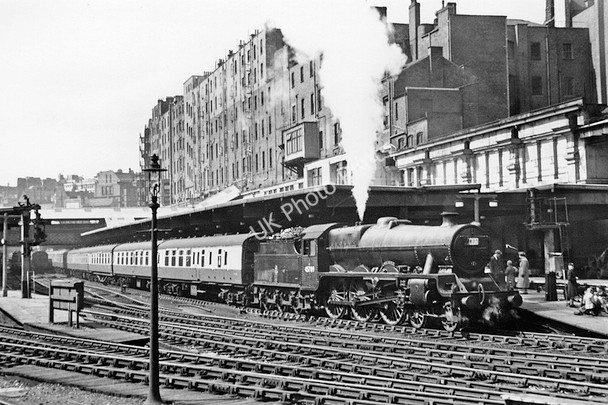 Photo 6"x4" Express to Euston at Birmingham New Street Lee Bank c1956