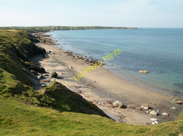 Photo 6"x4" The beach north of Porth Towyn Rhos-y-llan c2010