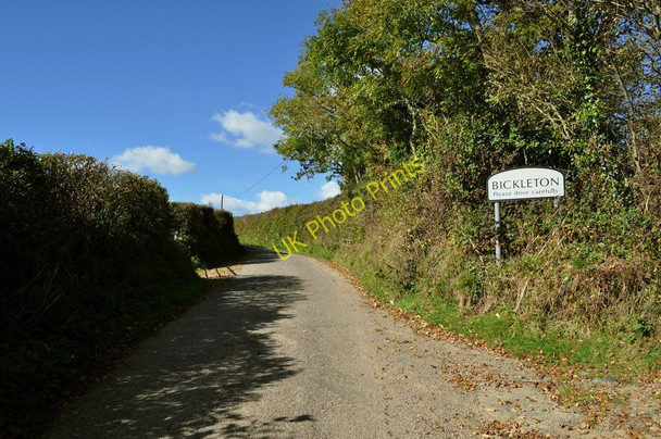 Photo 6"x4" Approaching Bickleton from the east Bickleton c2010