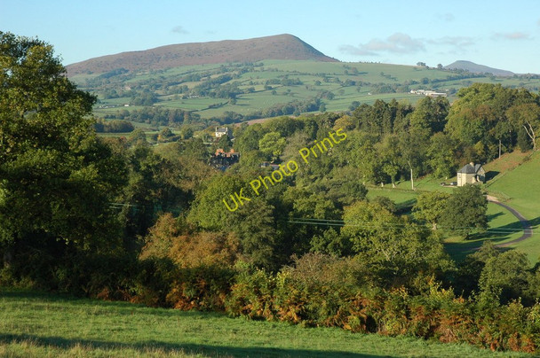 Photo 6"x4" View to Skirrid and Sugar Loaf Upper Green\/SO3818 c2010