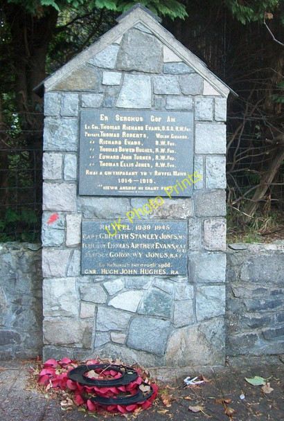 Photo 6"x4" Cofeb Rhyfel Llanaelhaearn War Memorial Llanaelhaearn c2010