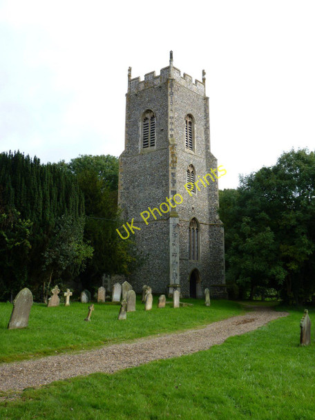 Photo 6"x4" St Peter and St Paul Barnham Broom c2010