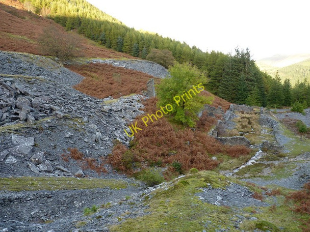 Photo 6"x4" Old quarry workings above Dinas Mawddwy Dinas-Mawddwy c2010