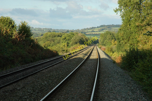 Photo 6"x4" The railway at Pandy Wern-Gifford c2010