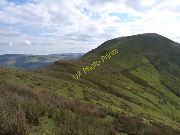Photo 6"x4" Bwlch yr Anges, between Y Gribin and Foel Benddin Aber-Cywarch c2010