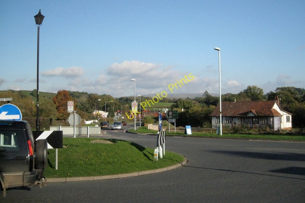 Photo 6"x4" Roundabout, Crossgates \/ Y Groes: 2 Crossgates\/Y Groes c2010