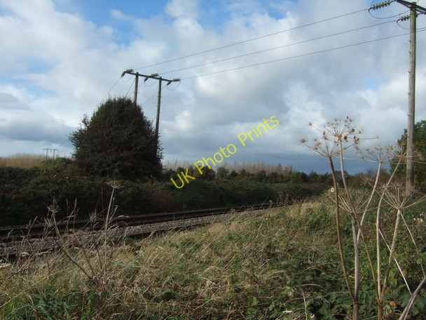 Photo 6"x4" Railway line near Wharton Court Elms Green\/SO5056 c2010