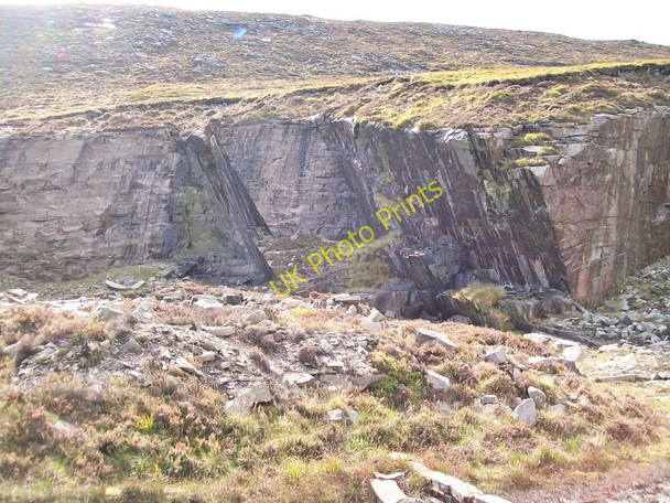 Photo 6"x4" The western workings at Crannoge Quarry Newcastle\/J3732 c2010