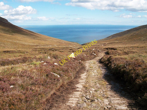 Photo 6"x4" A paved section of the Crannoge Quarry track Newcastle\/J3732 c2010
