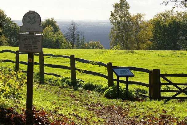 Photo 6"x4" National Trust Land, Ide Hill Hanging Bank c2010