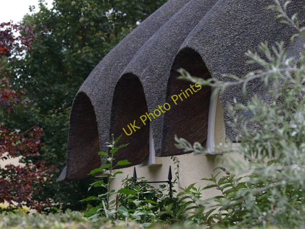 Photo 6"x4" Thatched Cottage Old Warden c2010