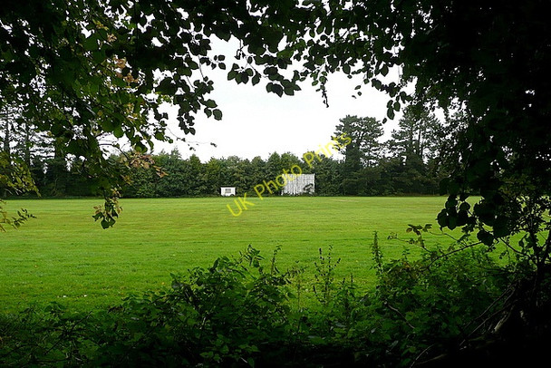 Photo 6"x4" Cricket pitch at Nuffield Place Huntercombe End c2010