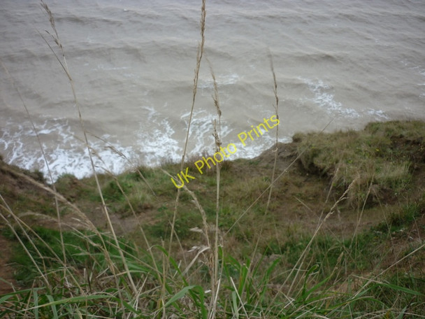 Photo 6"x4" Looking down from the edge of the cliffs Croft c2010