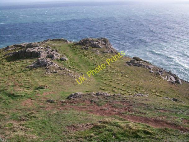 Photo 6"x4" Rocks at Pen y Cil headland Uwchmynydd c2010