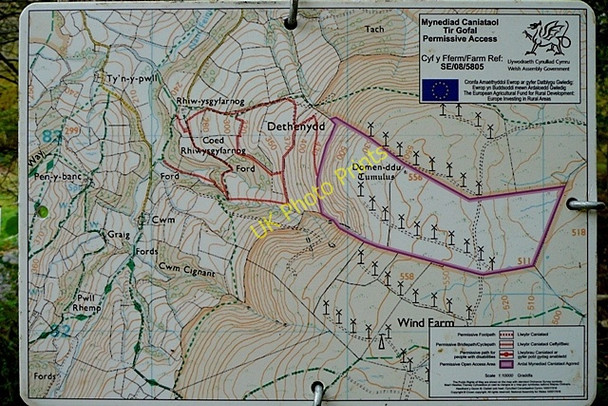 Photo 6"x4" Information in Nant Feinion Newchapel\/SN9883 c2009