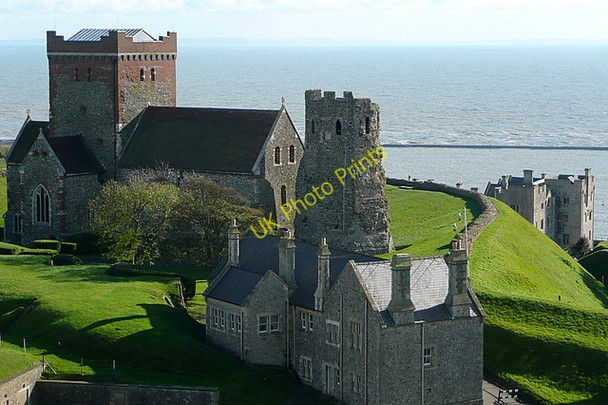 Photo 6"x4" Dover Castle, Roman pharos and Saxon church Dover\/TR3141 c2010