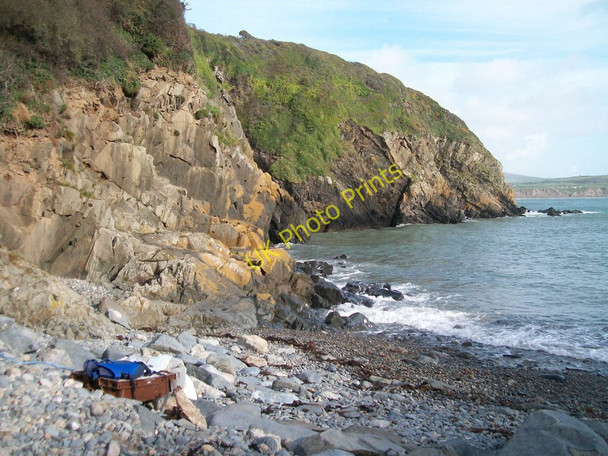 Photo 6"x4" Porth Meudwy cove Uwchmynydd c2010