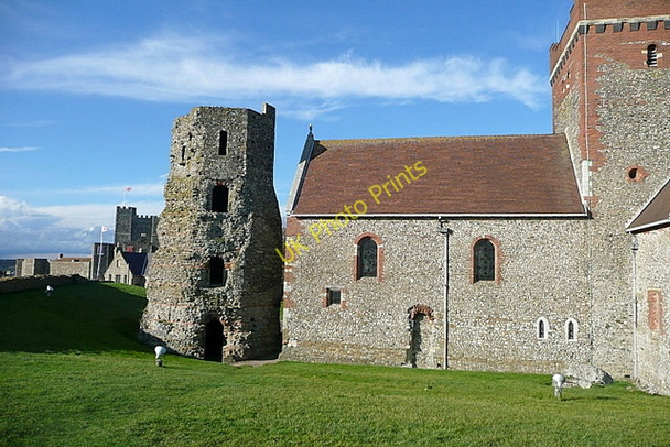 Photo 6"x4" Dover Castle, Roman lighthouse and Saxon church Dover\/TR3141 c2010