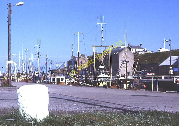 Photo 6"x4" Burghead Harbour Burghead c1987