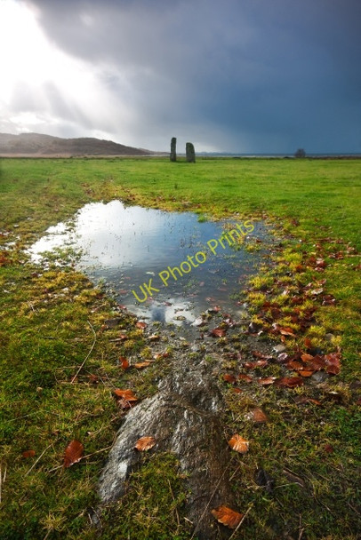 Photo 6"x4" Standing Stones at Carse Carse Ho c2010