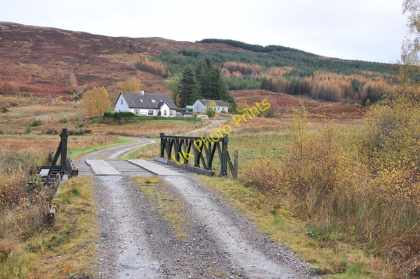 Photo 6"x4" Road to houses at Stronaba Stronaba c2010