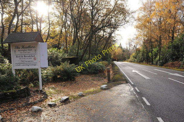 Photo 6"x4" A82 at Invergloy Halt Clunes c2010