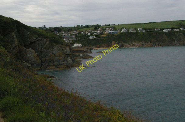 Photo 6"x4" Gorran Haven: approaching from the south along the coast path Lamledra c2010