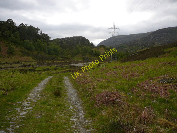 Photo 6"x4" Track into the hills by Neaty Burn Struy c2010