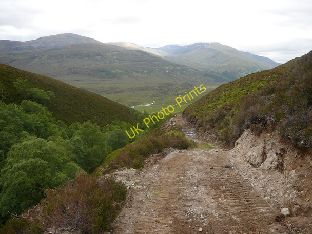 Photo 6"x4" Hill track above Allt Toll a' Mhuic Carn an Daimh Bh\u00e0in c2010