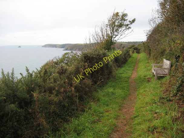 Photo 6"x4" Coast path near East Portholland East Portholland c2010