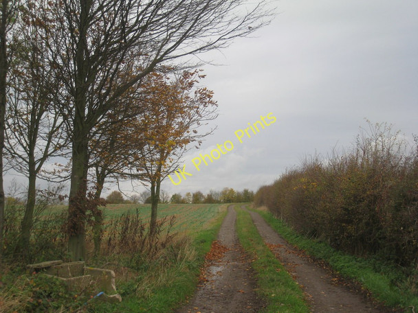 Photo 6"x4" Farm track near Old Radley Farm Halloughton c2010