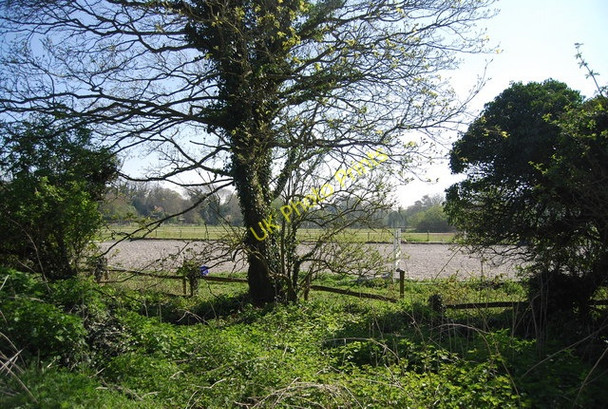 Photo 6"x4" Paddock by the Wealdway Jevington c2010