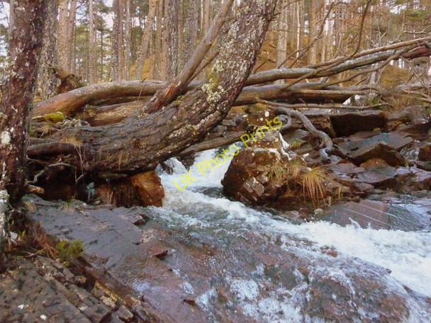 Photo 6"x4" One of the falls on Allt Langwell River Cassley\/NC4111 c2010