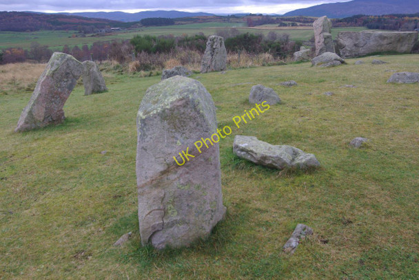 Photo 6"x4" Tomnaverie Stone Circle Tarland c2010 P1