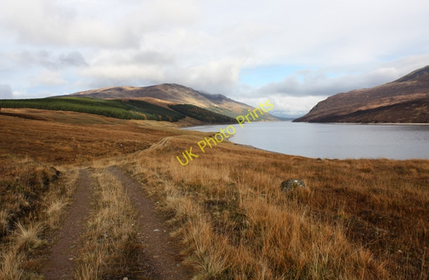 Photo 6"x4" Track along Loch Ericht Loch Ericht c2010
