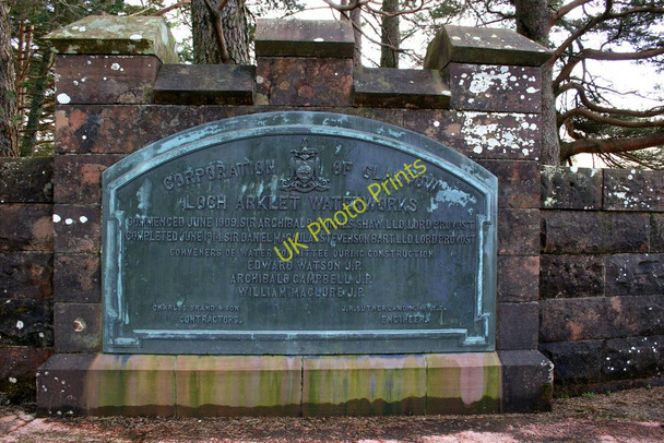 Photo 6"x4" Commemorative plaque Inveruglas c2008