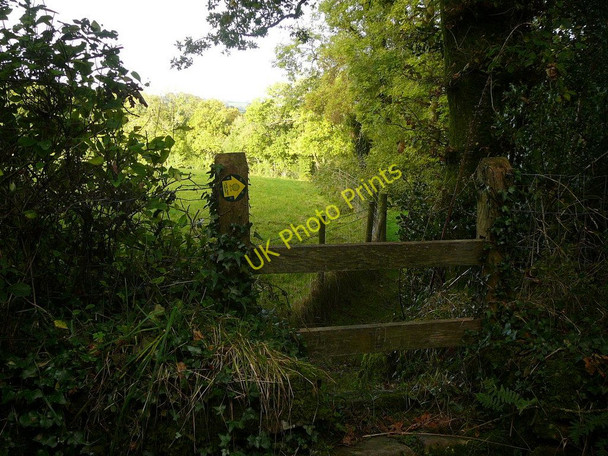 Photo 6"x4" Stile on Lansker Borderlands Trail above Llangwm Farm High Street\/SN1815 c2010