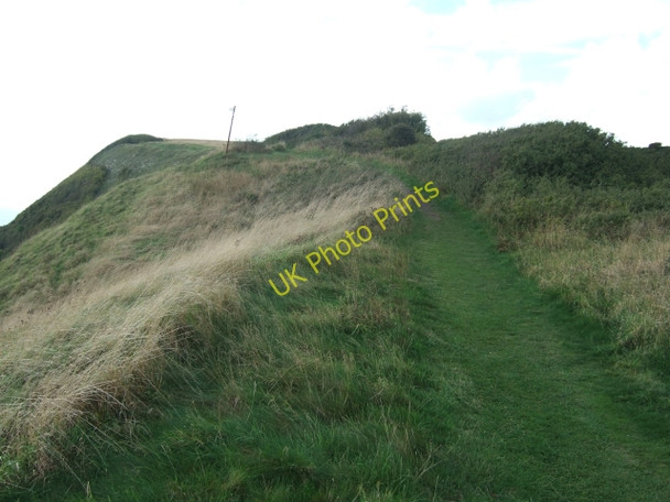 Photo 6"x4" Coastal footpath on West Cliff Blackgang c2010