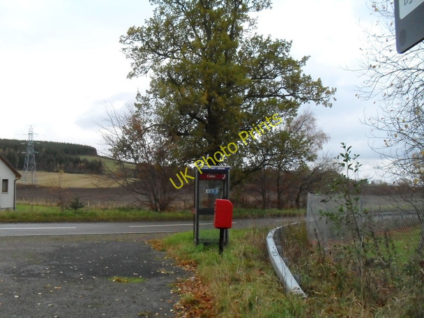 Photo 6"x4" Post Box and Phone Box Easter Ardross c2010