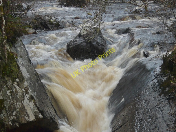Photo 6"x4" The head of Torboll Falls, Strath Carnaig Little Torboll c2010