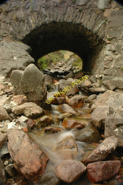 Photo 6"x4" Stream flowing under a bridge on the old Glencoe road Glencoe\/NN1058 c2006