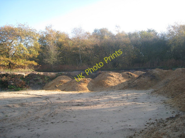 Photo 6"x4" Piles of sand Santon\/SE9212 c2010