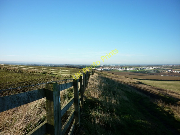Photo 6"x4" Looking west from the Cleveland way Lebberston c2010