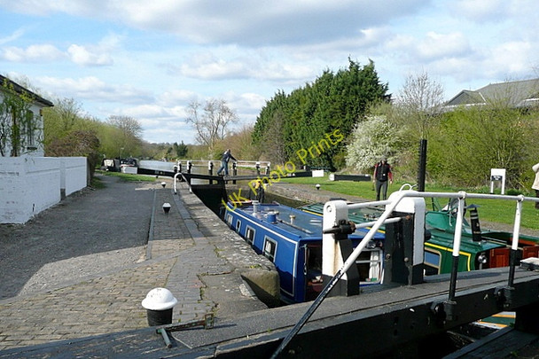 Photo 6"x4" Widewater lock 86 Denham Green c2010