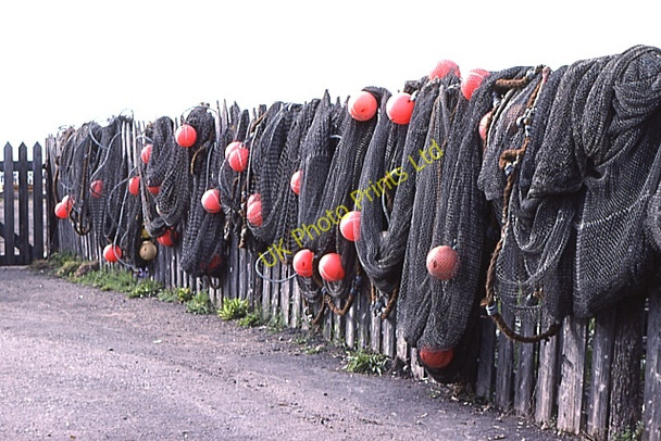 Photo 6"x4" Fishing Nets Buckie\/NJ4165 c1983