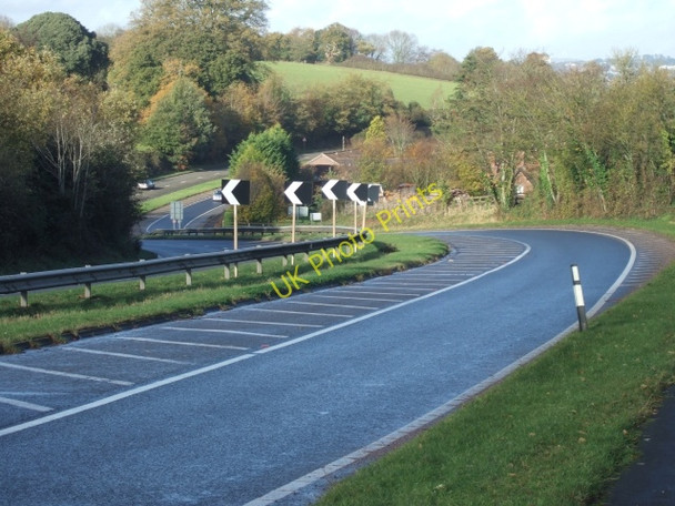 Photo 6"x4" A379 dual carriageway at Peamore Kennford c2010
