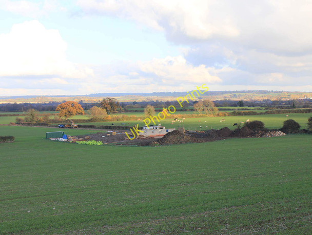 Photo 6"x4" View ENE from footpath around Burton Dassett Hills Northend\/SP3952 c2010